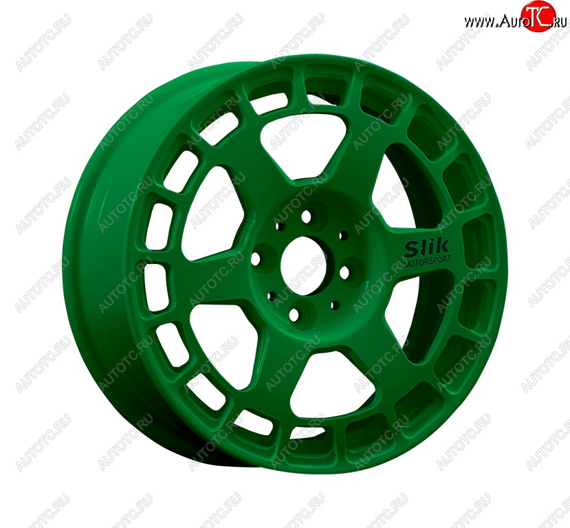 7 540 р. Кованый диск Slik Classic Sport L-151S 6.5x15   (Candy изумрудно-зеленый (Candy Green))  с доставкой в г. Керчь