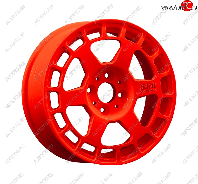 7 540 р. Кованый диск Slik Classic Sport L-151S 6.5x15   (RAL 3026 ярко алый (3026))  с доставкой в г. Керчь