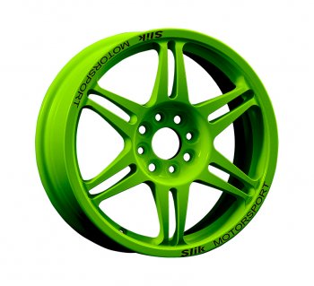 Кованый диск Slik Classic Sport L-152S 5.5x15  (RAL 6038 ярко-зеленый (6038))