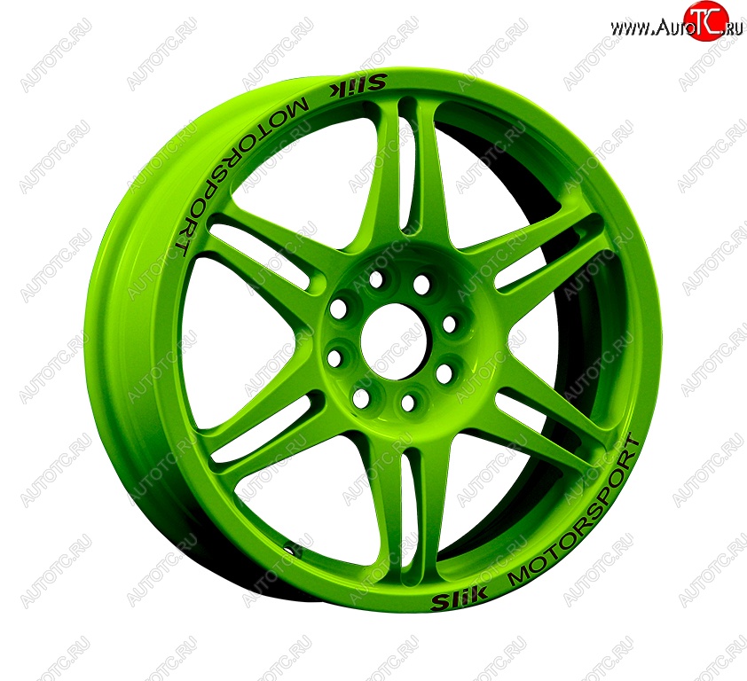 15 499 р. Кованый диск Slik Classic Sport L-152S 5.5x15   (RAL 6038 ярко-зеленый (6038))  с доставкой в г. Керчь