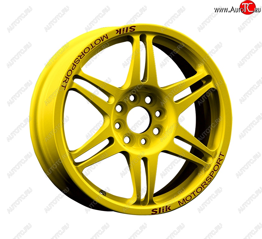 7 499 р. Кованый диск Slik Classic Sport L-152S 6.5x15 Brilliance H230 седан (2015-2017) 5x100.0xDIA57.1xET35.0 (Candy ярко-желтый (Candy YELLOW))