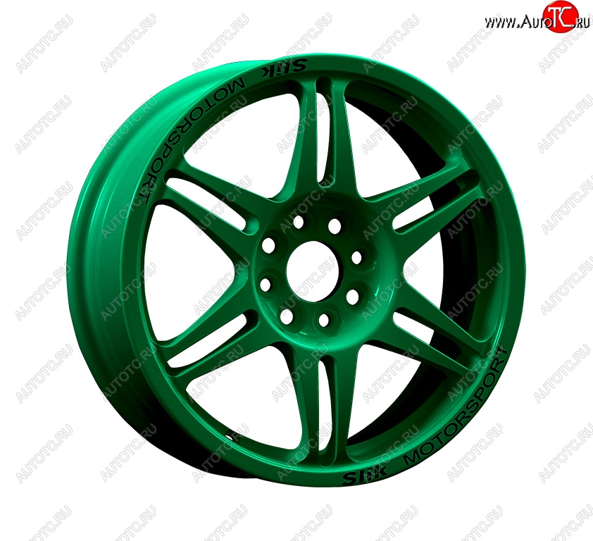 7 540 р. Кованый диск Slik Classic Sport L-152S 6.5x15   (Candy изумрудно-зеленый (Candy Green))  с доставкой в г. Керчь