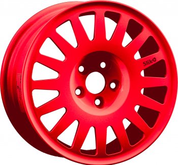 Кованый диск Slik Classic Sport L-1823S 5.5x15  (RAL 3026 ярко алый (3026))
