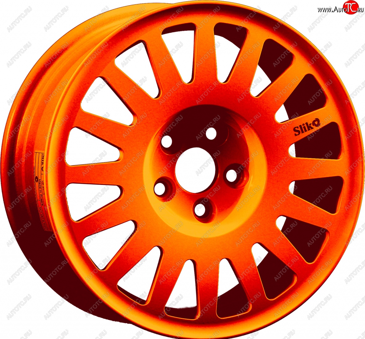 15 599 р. Кованый диск Slik Classic Sport L-1823S 6.5x15   (Ярко оранжевый (ORANGE))  с доставкой в г. Керчь