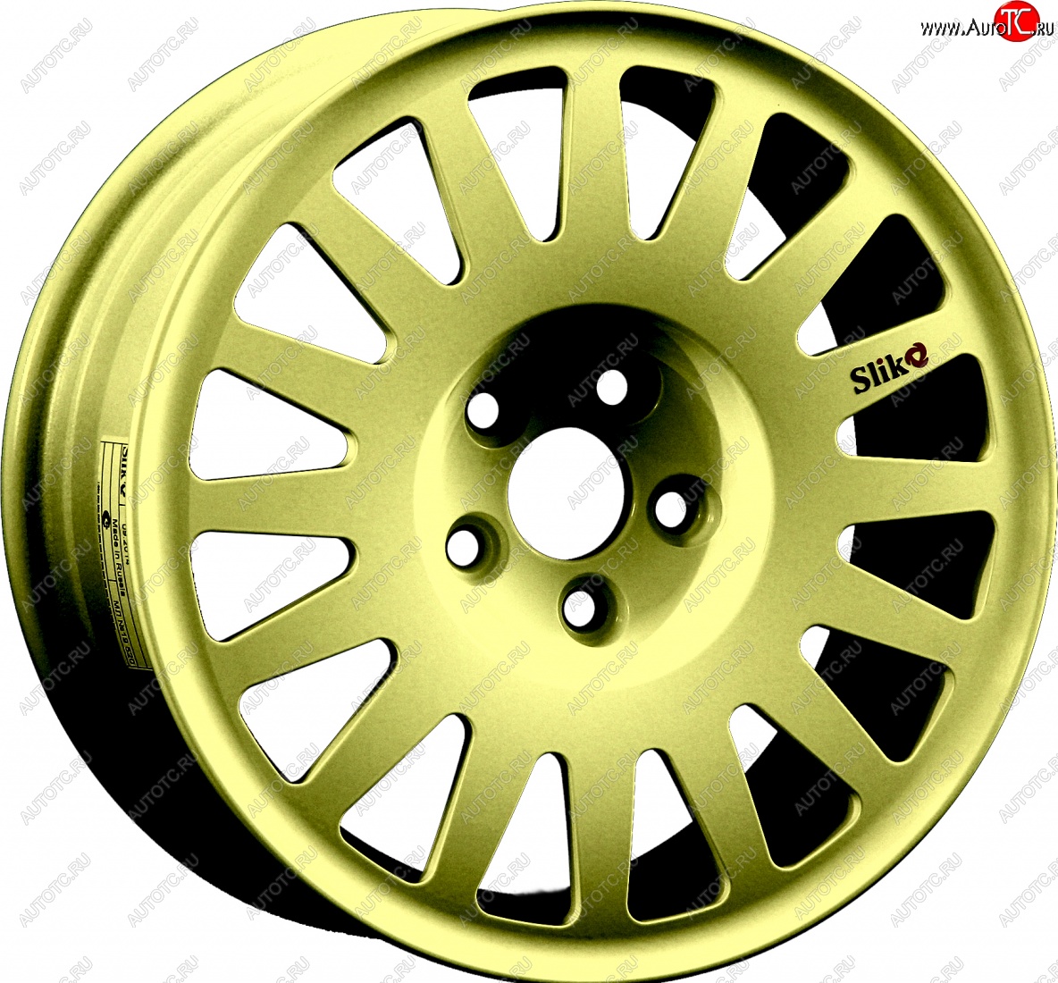 15 599 р. Кованый диск Slik Classic Sport L-1823S 6.5x15   (Золотой (G))  с доставкой в г. Керчь
