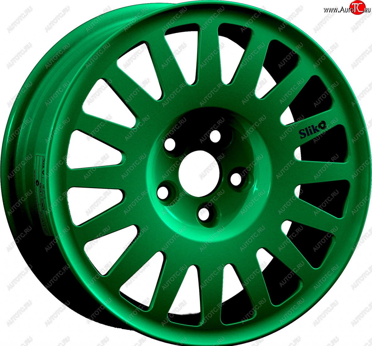 15 599 р. Кованый диск Slik Classic Sport L-1823S 6.5x15   (Candy изумрудно-зеленый (Candy Green))  с доставкой в г. Керчь