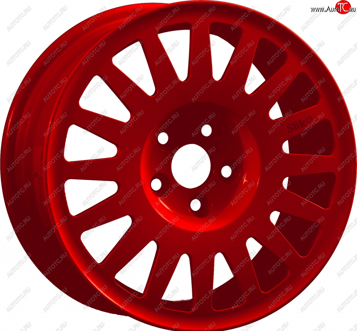 15 599 р. Кованый диск Slik Classic Sport L-1823S 6.5x15   (Красный (RED))  с доставкой в г. Керчь