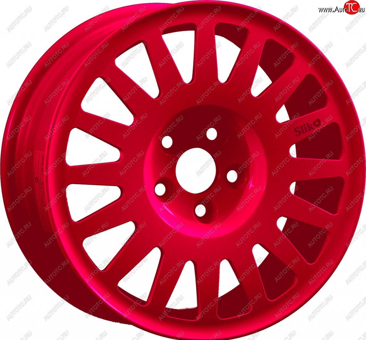 15 599 р. Кованый диск Slik Classic Sport L-1823S 6.5x15   (Candy рубиновый (Candy RUBIN))  с доставкой в г. Керчь