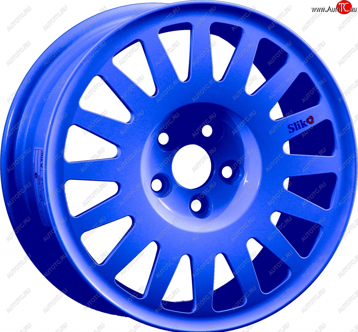 15 599 р. Кованый диск Slik Classic Sport L-1823S 6.5x15   (Синий (BLUE))  с доставкой в г. Керчь