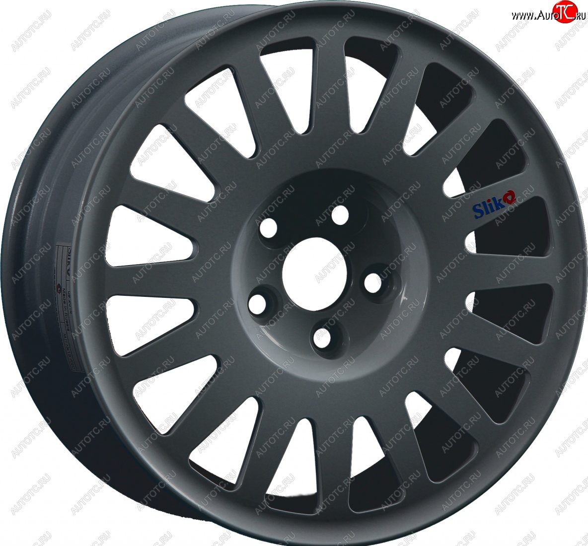 15 599 р. Кованый диск Slik Classic Sport L-1823S 6.5x15   (Графит матовый (GRF2))  с доставкой в г. Керчь
