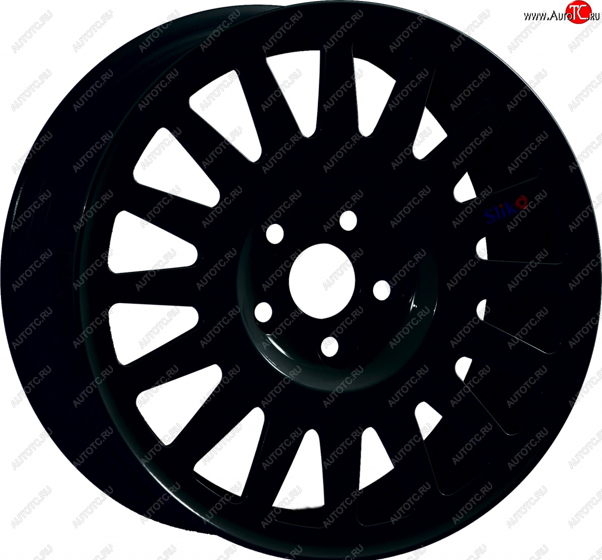 15 599 р. Кованый диск Slik Classic Sport L-1823S 6.5x15   (Черный глянцевый (BK))  с доставкой в г. Керчь