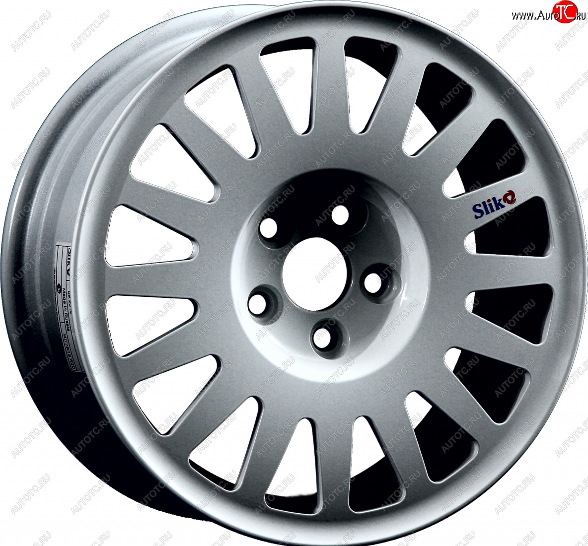 14 199 р. Кованый диск Slik Classic Sport L-1823S 6.5x15   (Серебристый темный (S25))  с доставкой в г. Керчь