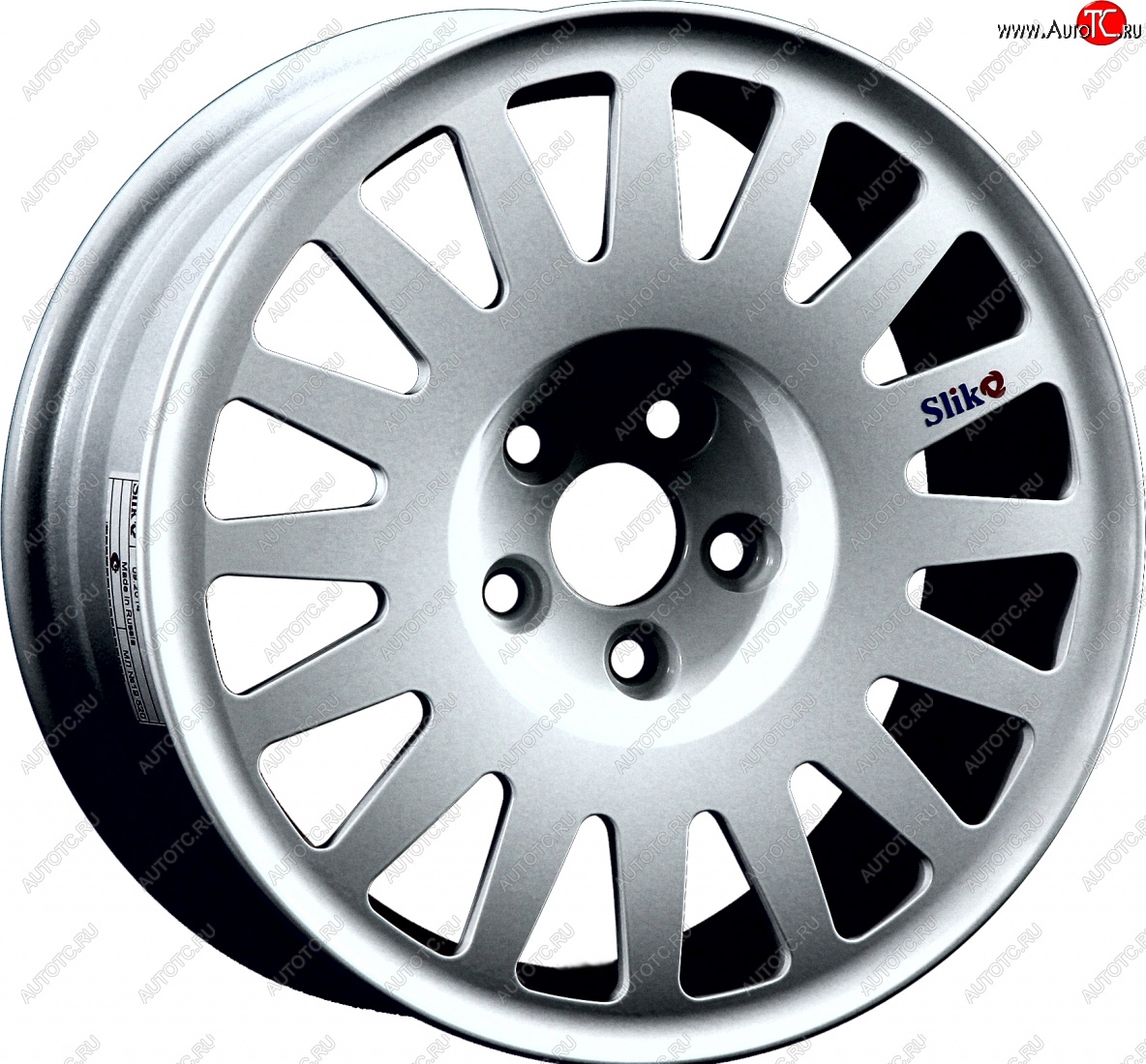 14 199 р. Кованый диск Slik Classic Sport L-1823S 6.5x15   (Ярко блестящее серебро (HPB))  с доставкой в г. Керчь