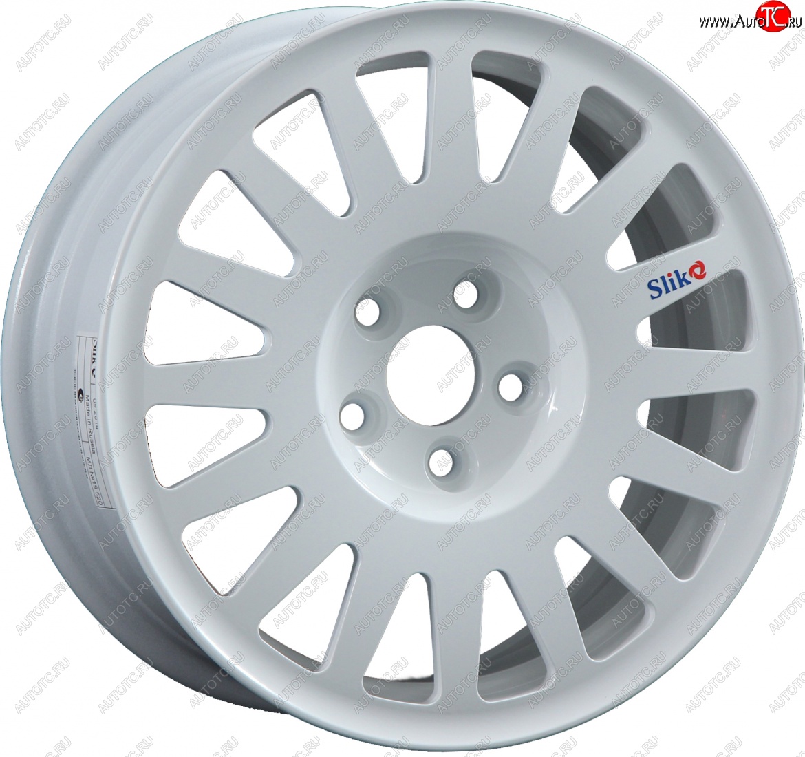 14 199 р. Кованый диск Slik Classic Sport L-1823S 6.5x15   (Белый (W))  с доставкой в г. Керчь