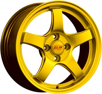 Кованый диск Slik Classic L-1843 6.5x15  (Ярко желтый RAL1021 (YELLOW))