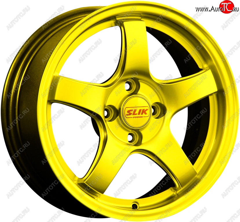 11 899 р. Кованый диск Slik Classic L-1843 6.5x15   (Candy ярко-желтый (Candy YELLOW))  с доставкой в г. Керчь