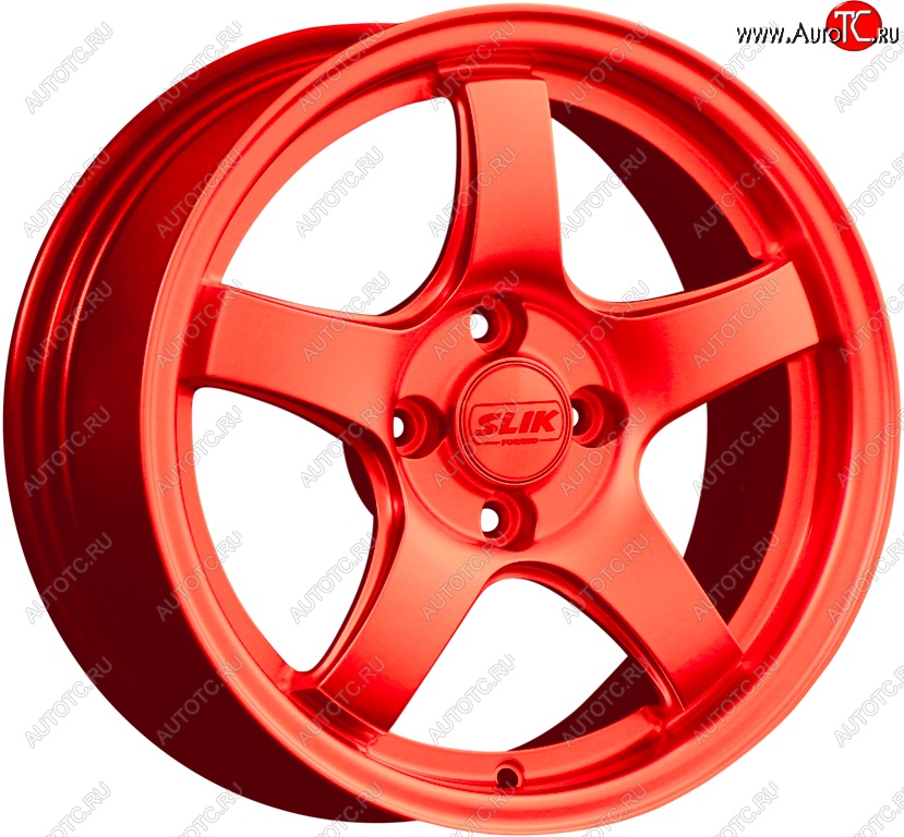11 899 р. Кованый диск Slik Classic L-1843 6.5x15   (RAL 3026 ярко алый (3026))  с доставкой в г. Керчь