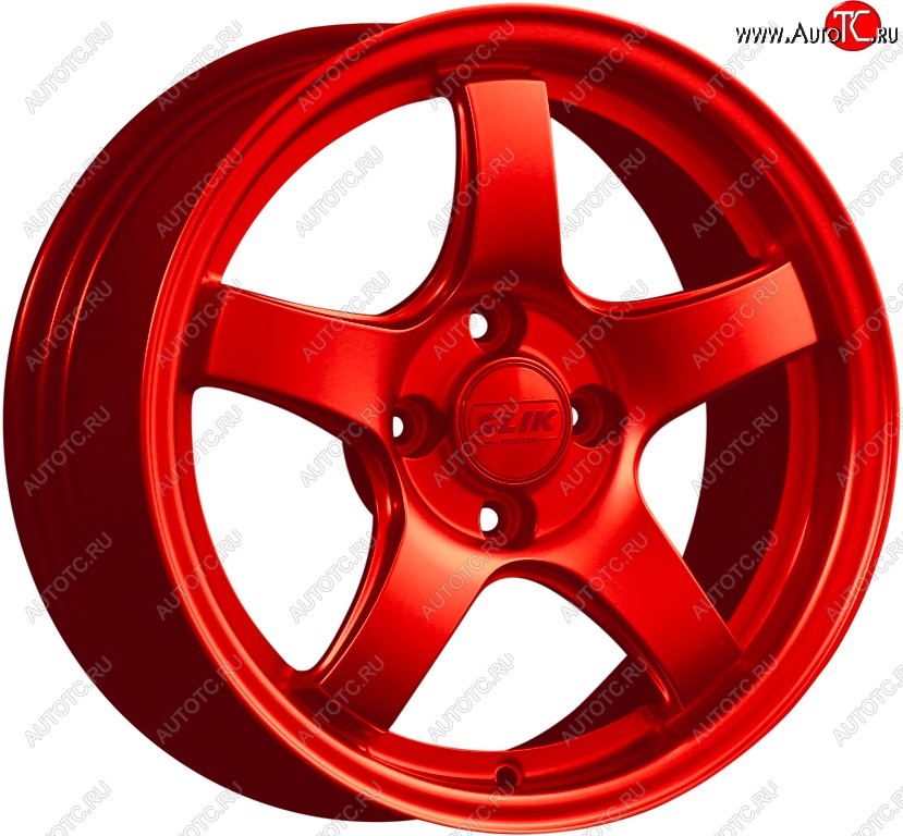 11 899 р. Кованый диск Slik Classic L-1843 6.5x15   (Красный (RED))  с доставкой в г. Керчь