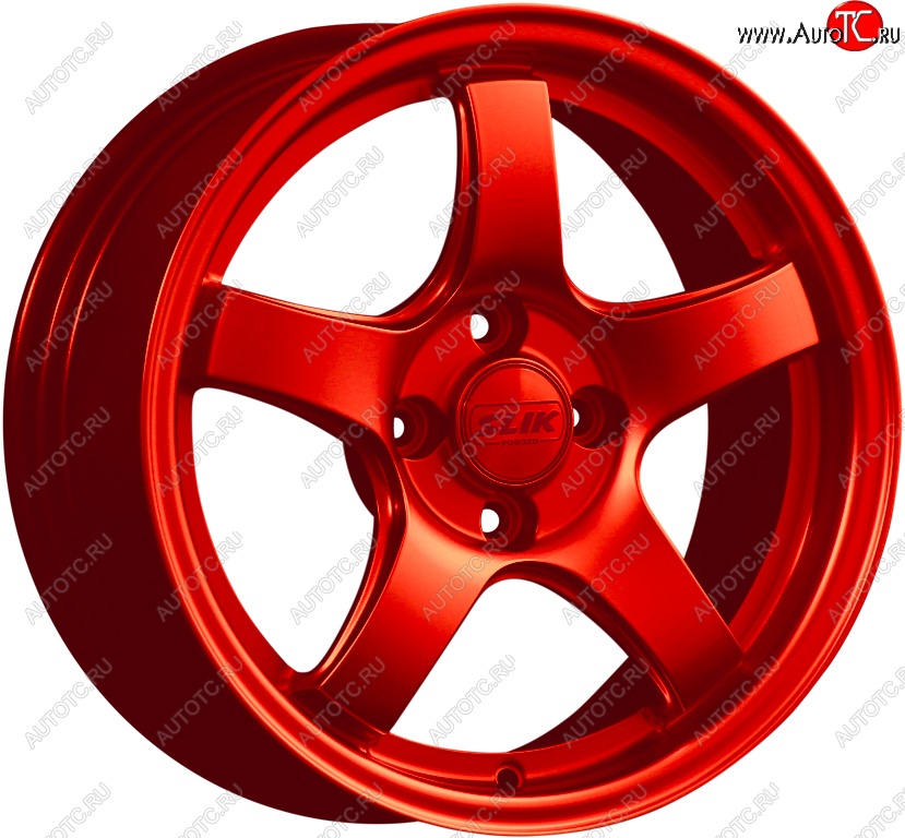 11 899 р. Кованый диск Slik Classic L-1843 6.5x15   (Candy алый)  с доставкой в г. Керчь