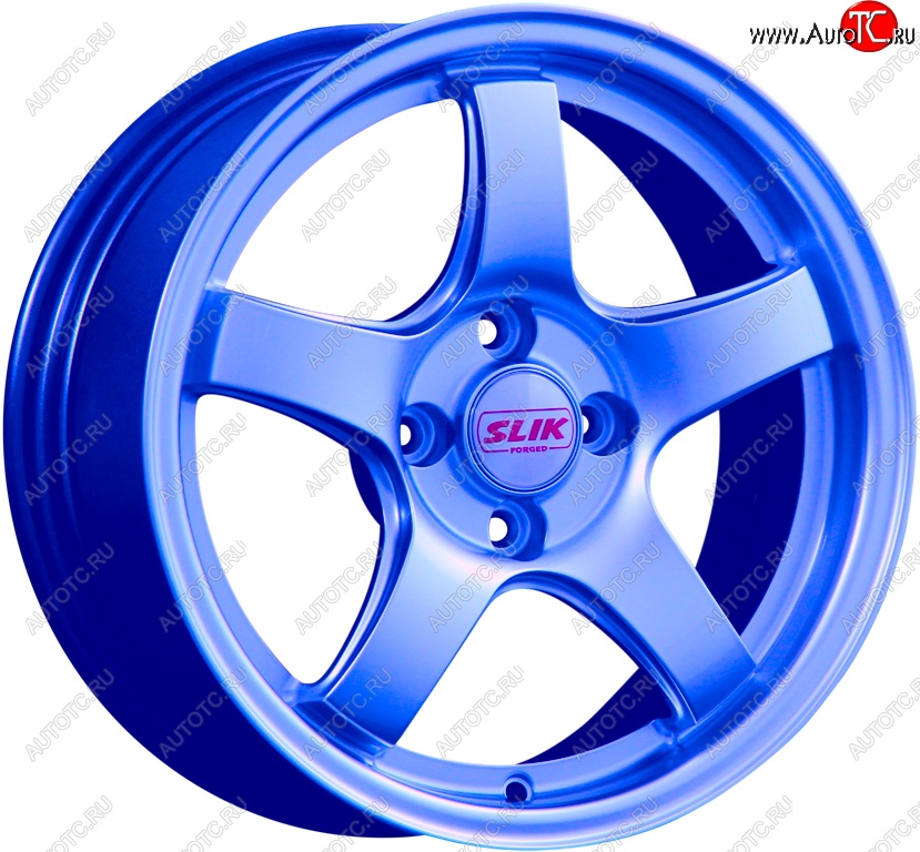 11 899 р. Кованый диск Slik Classic L-1843 6.5x15   (Синий (BLUE))  с доставкой в г. Керчь
