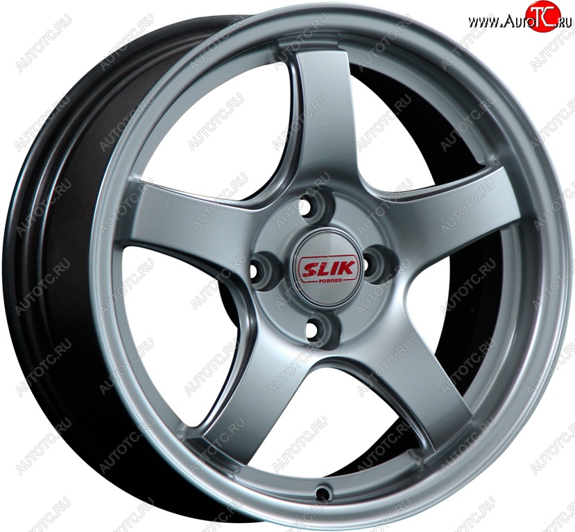 11 899 р. Кованый диск Slik Classic L-1843 6.5x15   (Графит глянцевый (GM))  с доставкой в г. Керчь