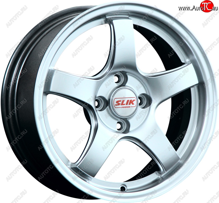 11 899 р. Кованый диск Slik Classic L-1843 6.5x15   (Ярко блестящее серебро (HPB))  с доставкой в г. Керчь