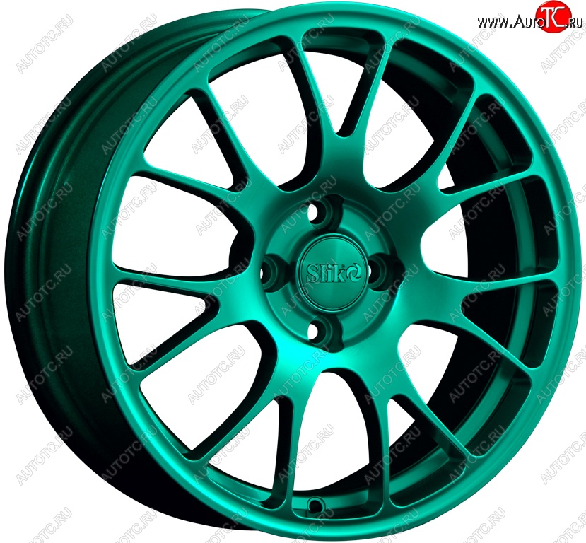 18 999 р. Кованый диск Slik Classic L-215 6.5x16   (Candy изумрудно-зеленый (Candy Green))  с доставкой в г. Керчь