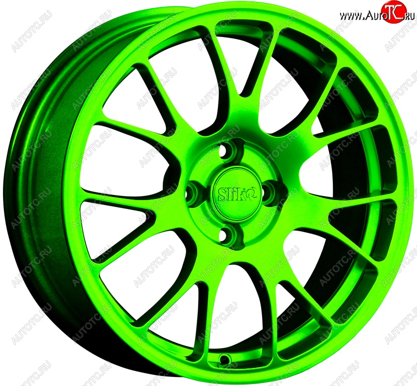 18 999 р. Кованый диск Slik Classic L-215 6.5x16   (RAL 6038 ярко-зеленый (6038))  с доставкой в г. Керчь