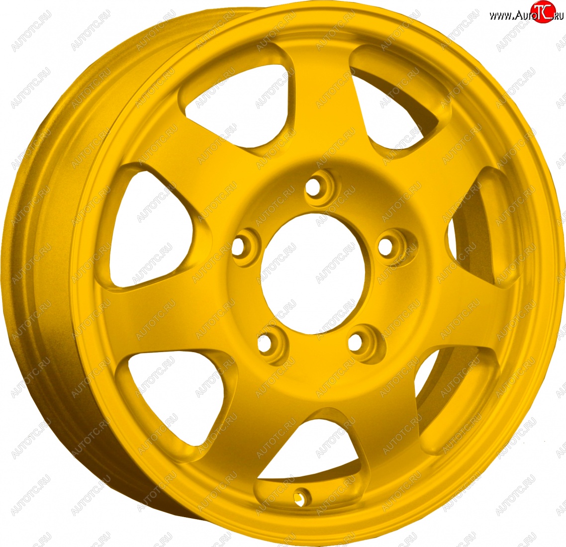 18 999 р. Кованый диск Slik Classic Sport L-25 5.5x16   (Ярко желтый RAL1021 (YELLOW))  с доставкой в г. Керчь