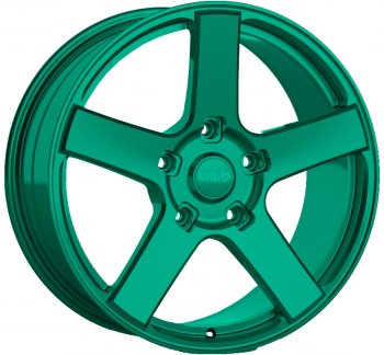 Кованый диск Slik PREMIUM L-607 10.0x20  (Candy изумрудно-зеленый (Candy Green))
