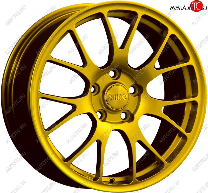 25 599 р. Кованый диск Slik Classic L-736 7.5x17   (Ярко желтый RAL1021 (YELLOW))  с доставкой в г. Керчь