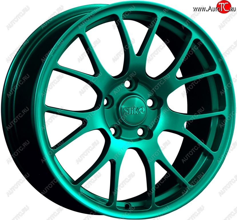 25 599 р. Кованый диск Slik Classic L-736 7.5x17   (Candy изумрудно-зеленый (Candy Green))  с доставкой в г. Керчь