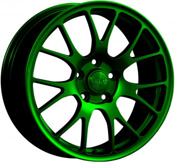 Кованый диск Slik Classic L-736 7.5x17  (Зеленый (GREEEN))