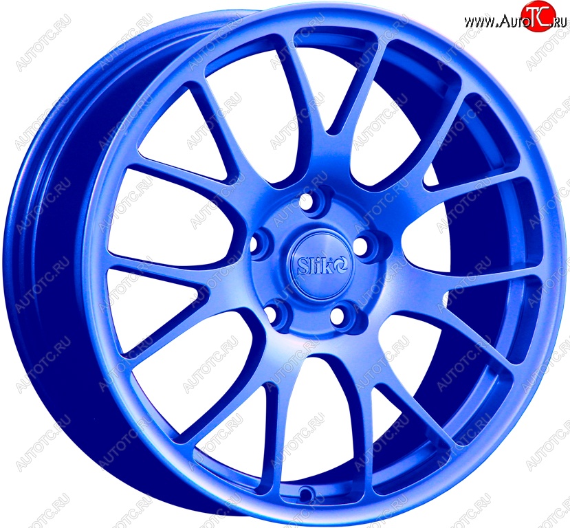 25 599 р. Кованый диск Slik Classic L-736 7.5x17   (Синий (BLUE))  с доставкой в г. Керчь