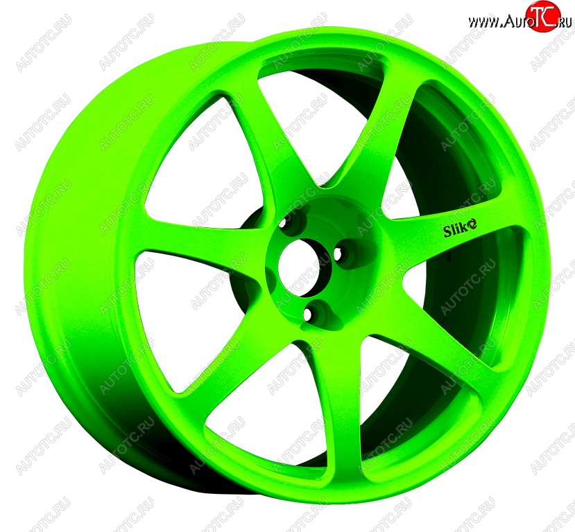 36 799 р. Кованый диск Slik Classic Sport L-751S 9.0x17   (RAL 6038 ярко-зеленый (6038))  с доставкой в г. Керчь