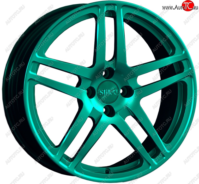 20 399 р. Кованый диск Slik Classic L-778 7.5x17   (Candy изумрудно-зеленый (Candy Green))  с доставкой в г. Керчь