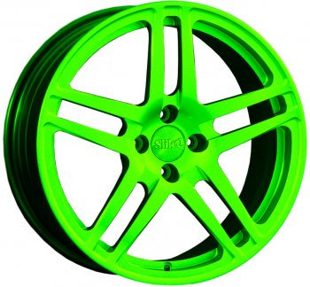 Кованый диск Slik Classic L-778 7.5x17  (RAL 6038 ярко-зеленый (6038))