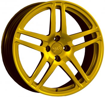 Кованый диск Slik Classic L-778 7.5x17  (Ярко желтый RAL1021 (YELLOW))