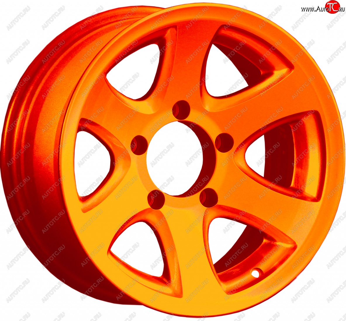 18 999 р. Кованый диск Slik Classic L-79 8.0x16   (Ярко оранжевый (ORANGE))  с доставкой в г. Керчь