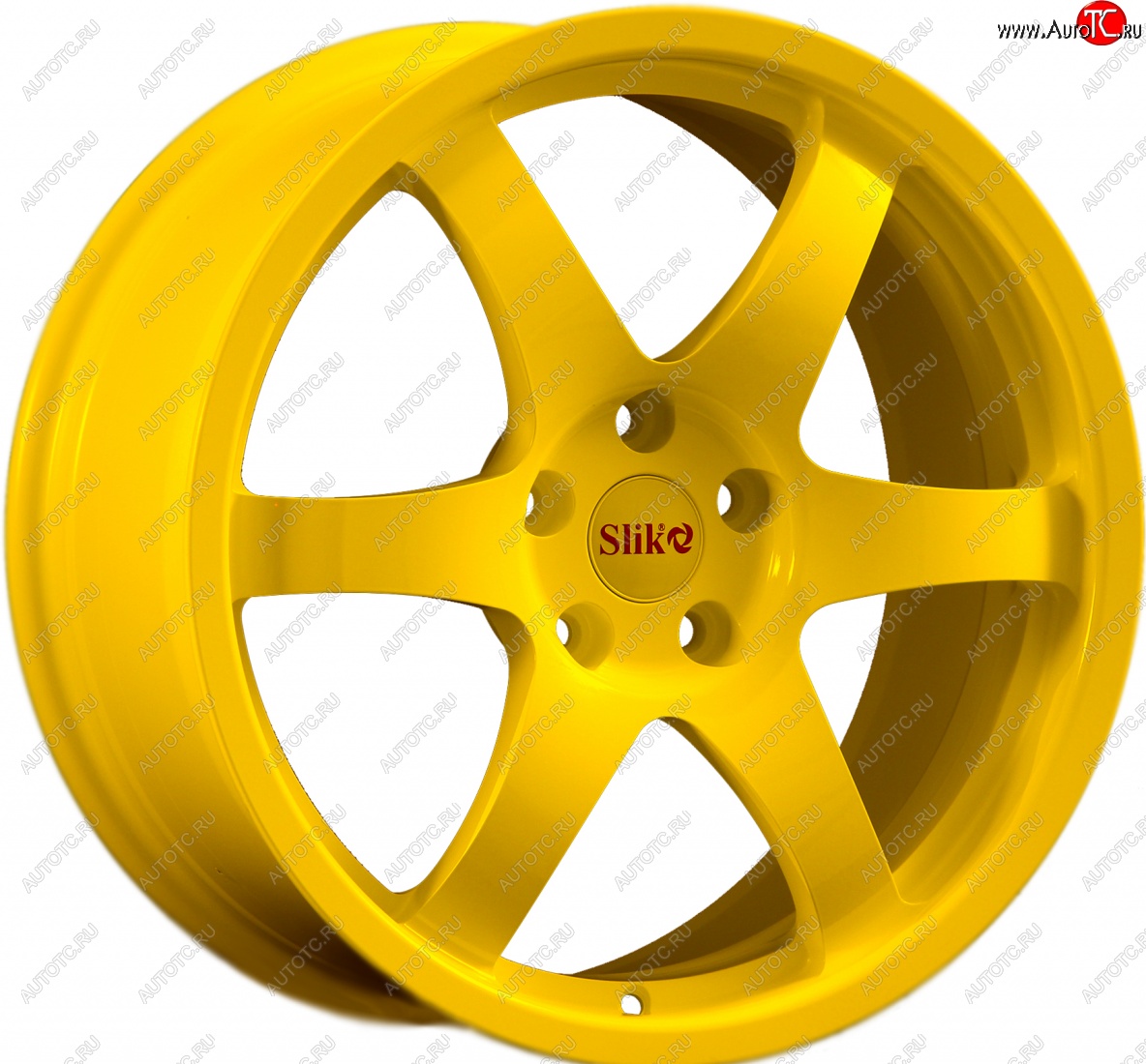 34 899 р. Кованый диск Slik Classic L-807 8.0x18   (Ярко желтый RAL1021 (YELLOW))  с доставкой в г. Керчь