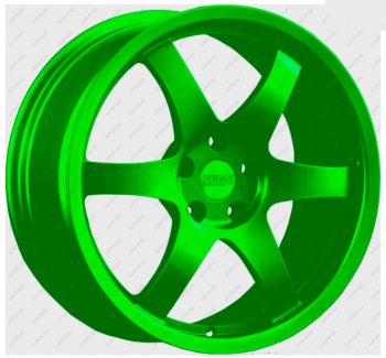Кованый диск Slik Classic L-807 8.0x18  (Candy изумрудно-зеленый (Candy Green))