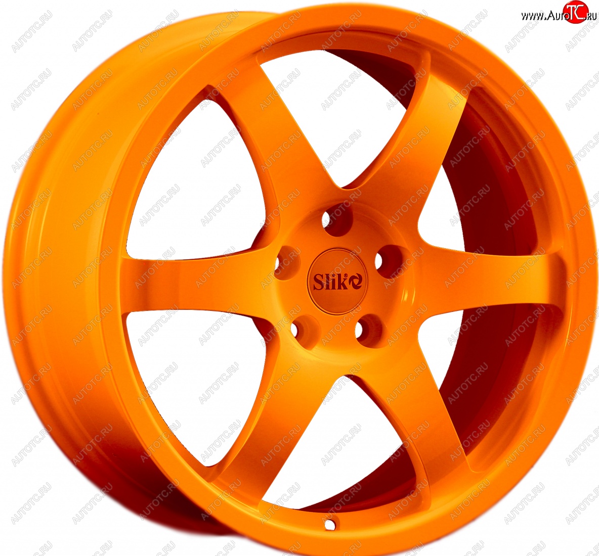 33 549 р. Кованый диск Slik Classic L-807 8.5x18   (Ярко оранжевый (ORANGE))  с доставкой в г. Керчь