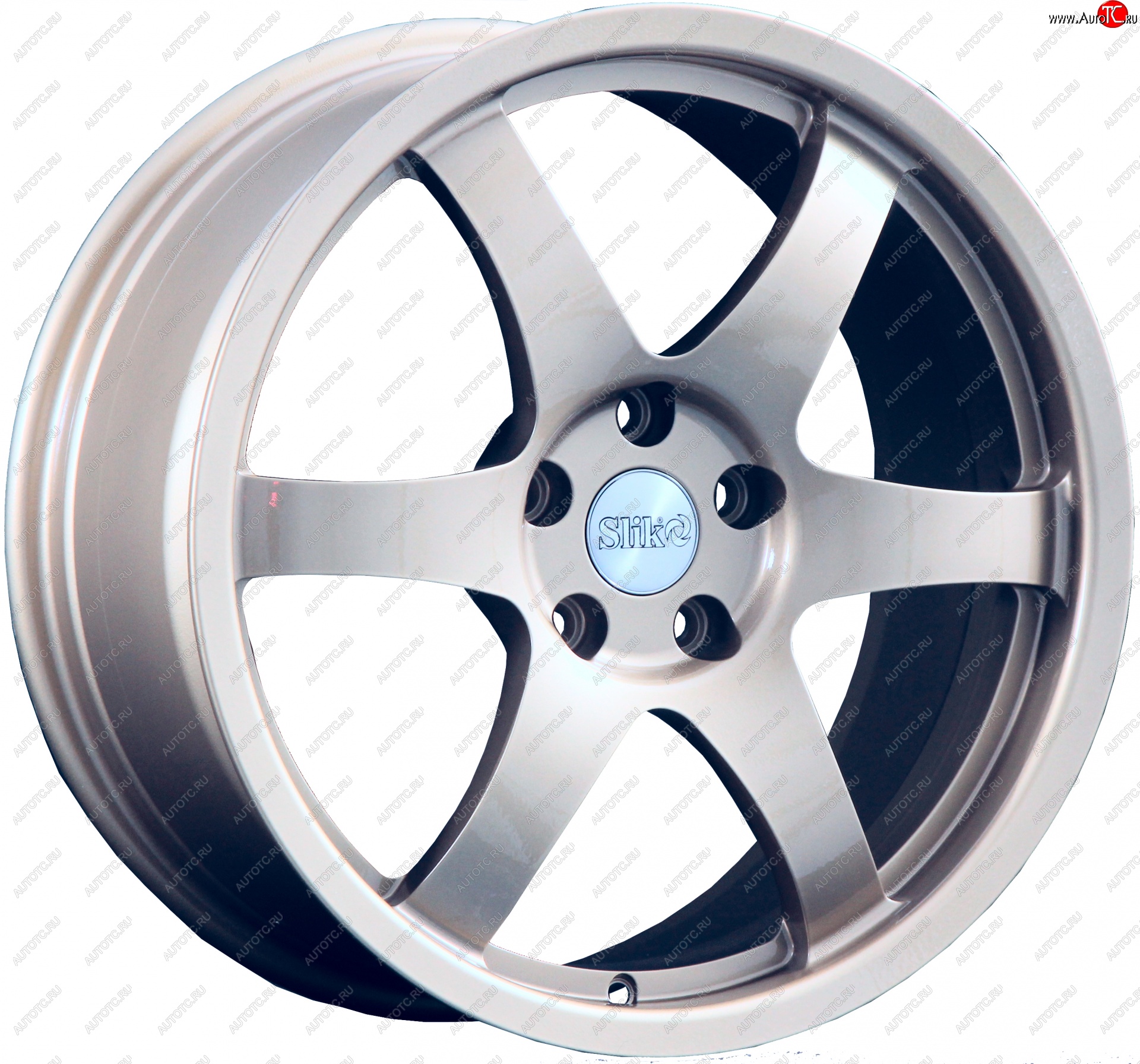 32 599 р. Кованый диск Slik Classic L-807 8.5x18   (Ярко блестящее серебро (HPB))  с доставкой в г. Керчь