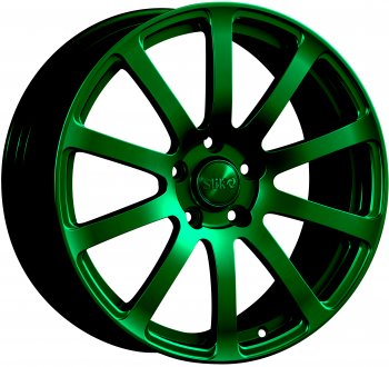 Кованый диск Slik PREMIUM L-812 8.0x18  (Зеленый (GREEEN))