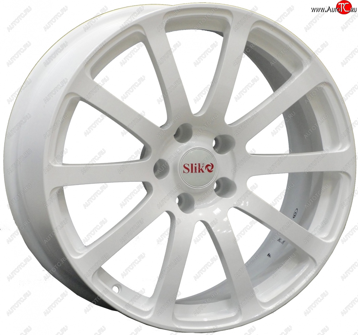 22 299 р. Кованый диск Slik PREMIUM L-812 8.0x18   (Белый (W))  с доставкой в г. Керчь