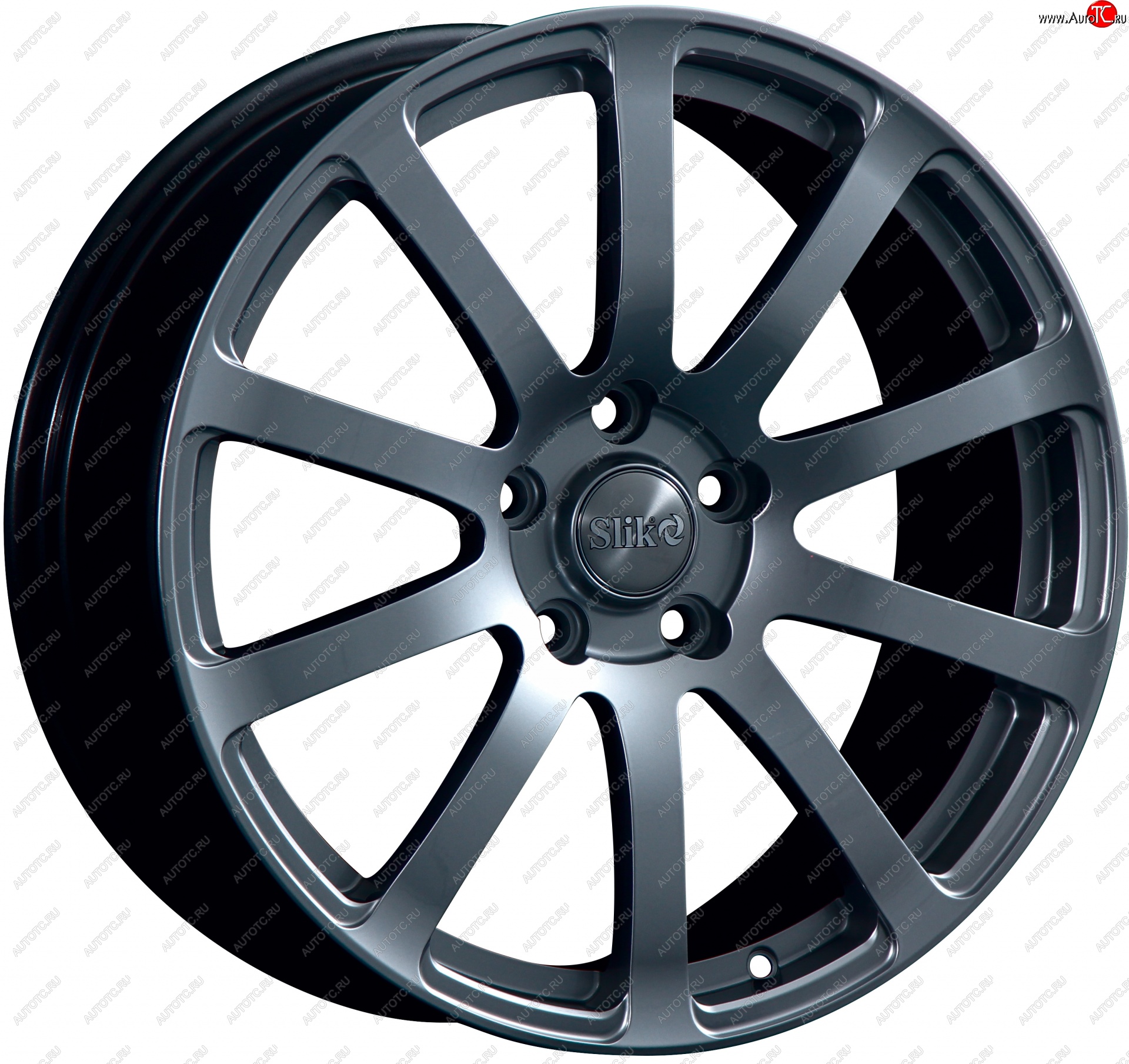 22 299 р. Кованый диск Slik PREMIUM L-812 8.0x18   (Темный хром (DC))  с доставкой в г. Керчь