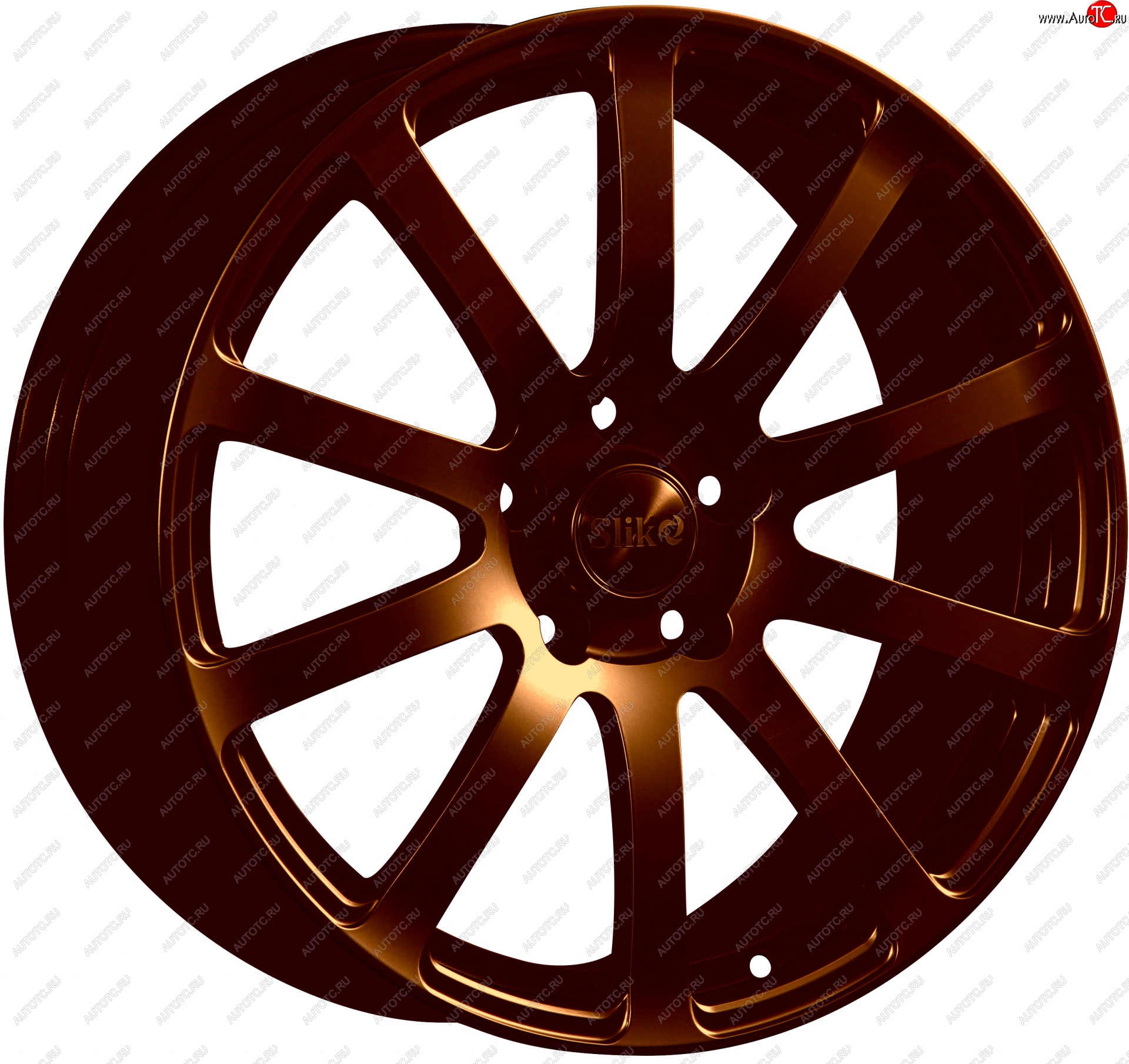 22 299 р. Кованый диск Slik PREMIUM L-812 8.0x18   (Коньячная бронза матовый (MBRZCGN))  с доставкой в г. Керчь