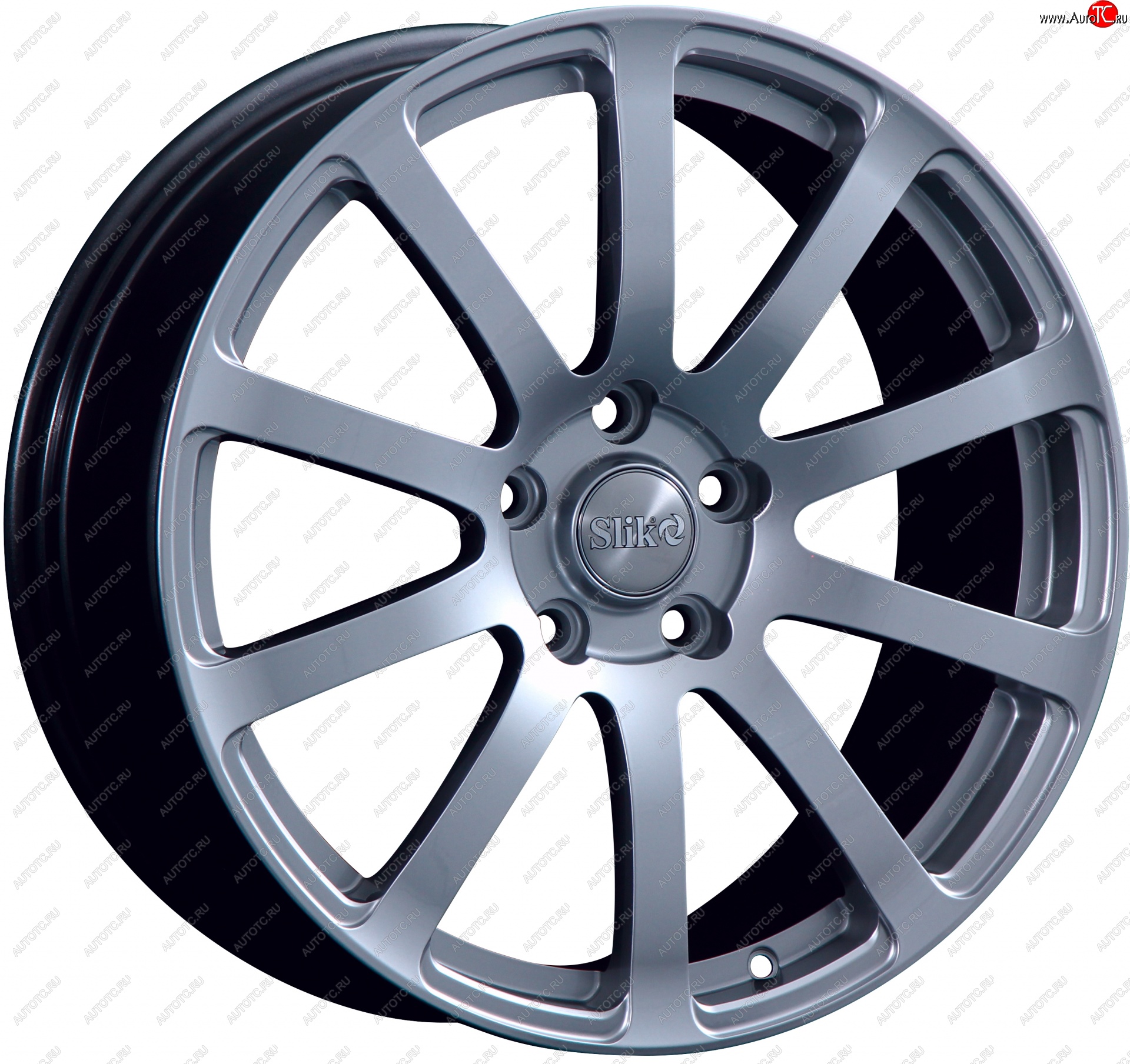22 299 р. Кованый диск Slik PREMIUM L-812 8.5x18   (Графит глянцевый (GM))  с доставкой в г. Керчь