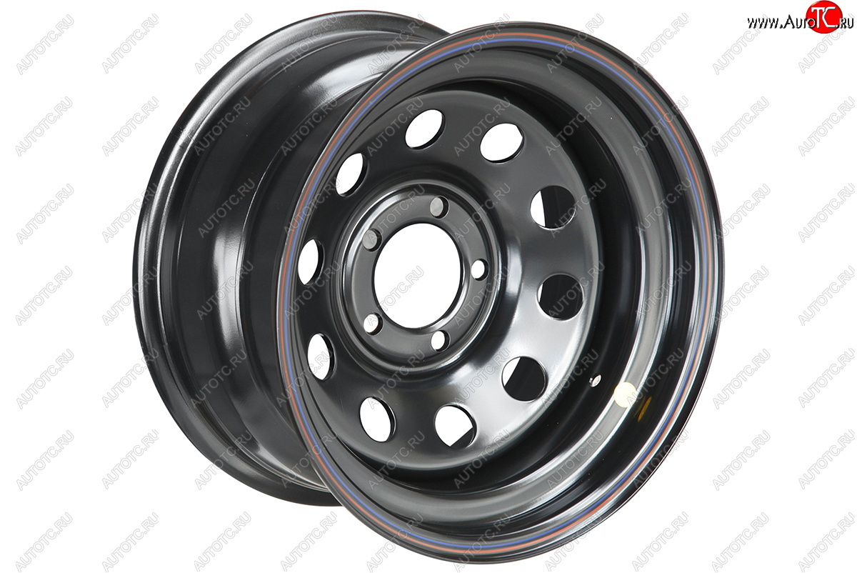 5 499 р. Штампованый диск OFF-ROAD Wheels (усиленный, круг) 8.0x15   (Цвет: черный)  с доставкой в г. Керчь