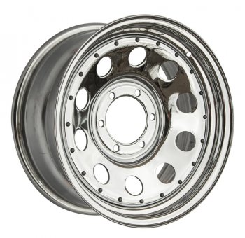 Штампованый диск OFF-ROAD Wheels (стальной усиленный, круг - хром). 8.0 x 17 Great Wall Sailor (2004-2012) 6x139.7xDIA110.0xET10.0